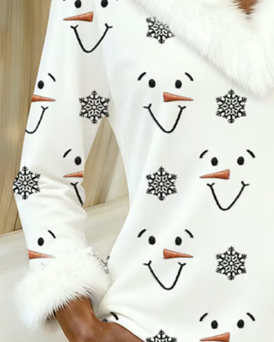 Topp Moteriktig Trykt Pelskant