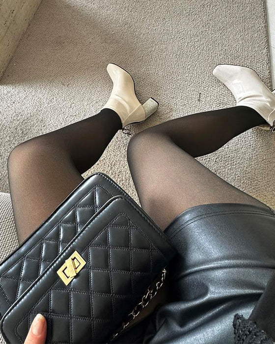 Bukser Svarte Tettsittende Bare Ben