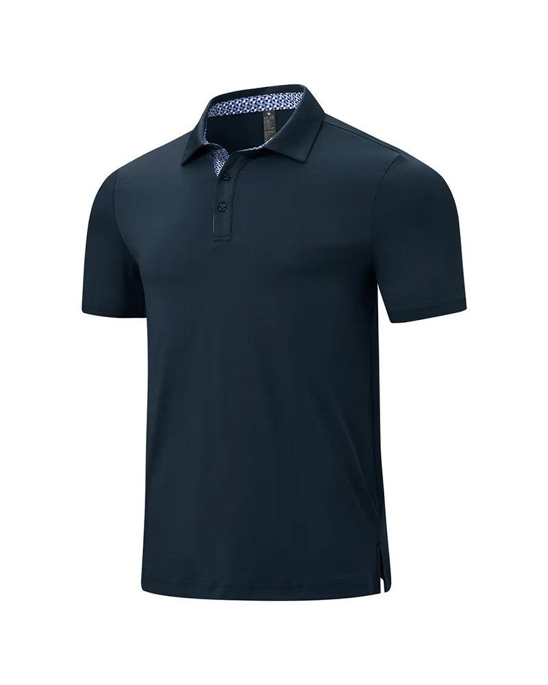Kontrastkrage Polo Skjorte