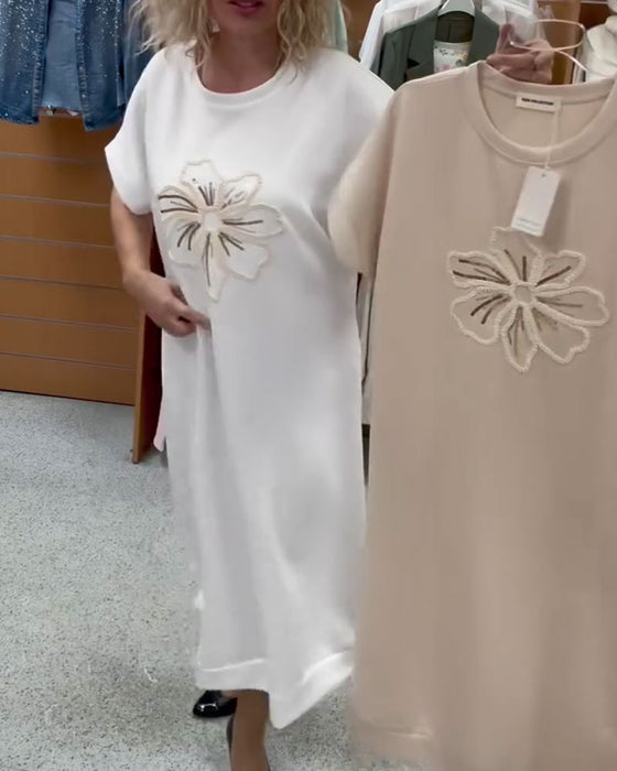 Kjole Paljett Brodert Uformell