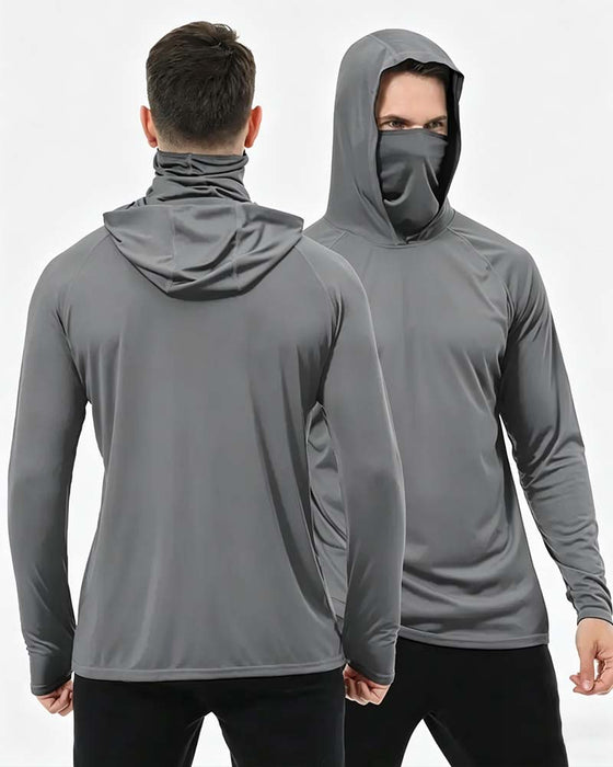 Herrer Hoodies Ventilert Rasktørkende Hoodie Sol