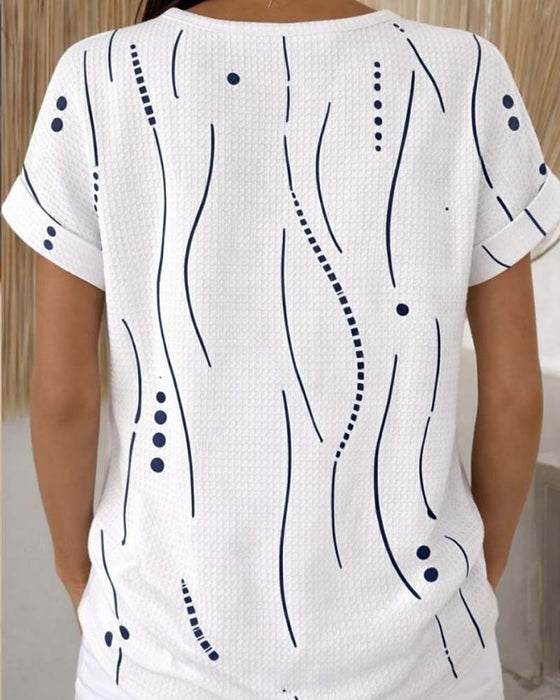 T-Shirt Rund Hals Kortermet