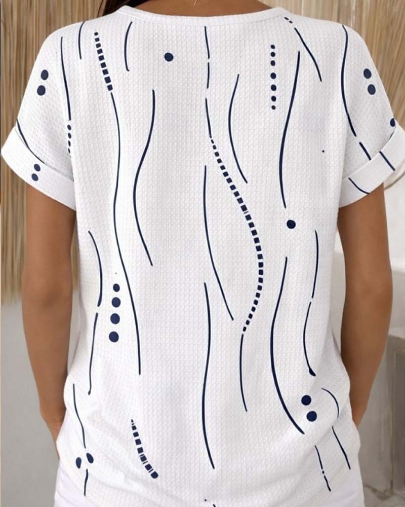 T-Shirt Rund Hals Kortermet