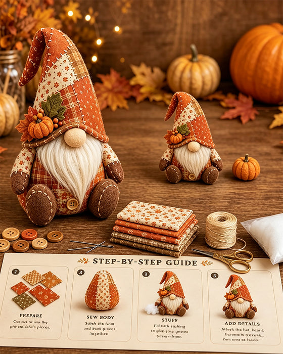 🧵 DIY Lappeteppe Gnome Kit – Lag Din Egen Søte Gnome 🧙‍♂️