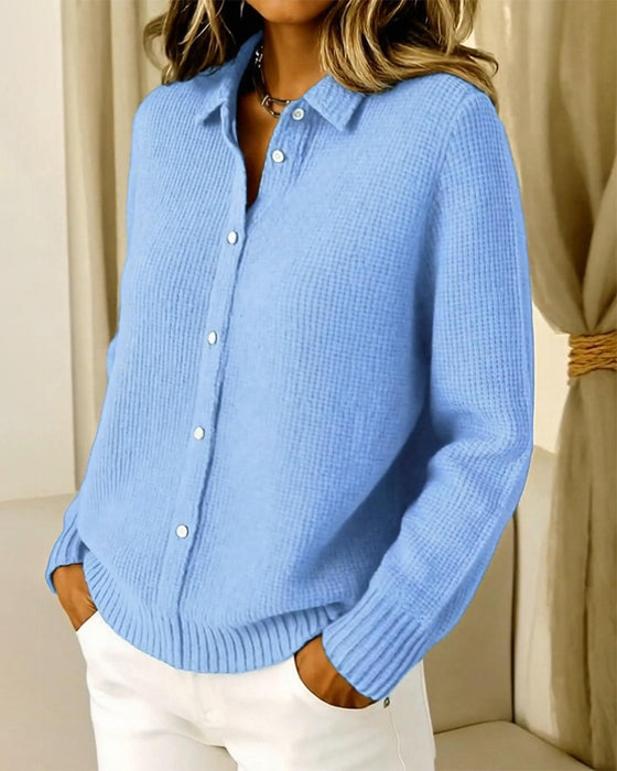 Cardigan Mote Slag Knapp