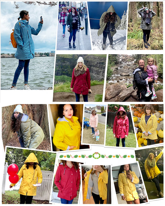 Jacke For Kvinner Med Vattentett Og Vindtett Egenskaper