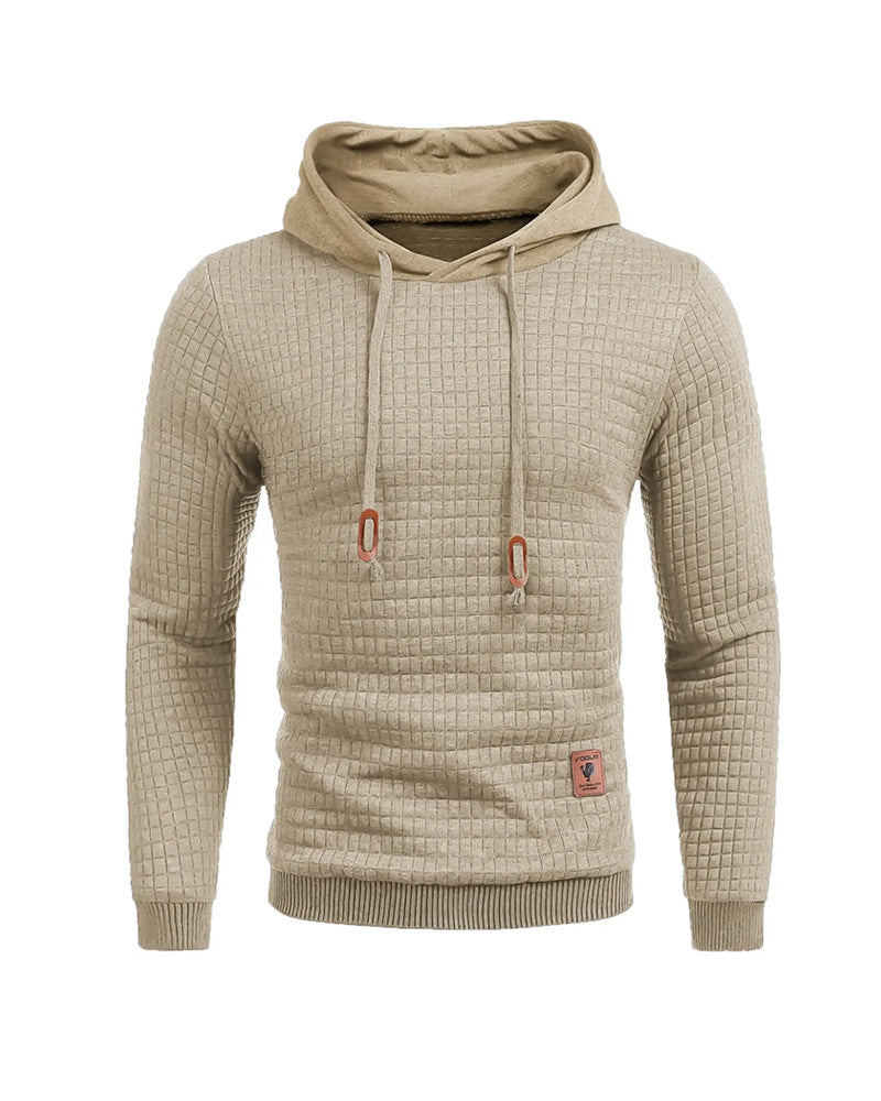 Hoodie Menn Hetter Solid