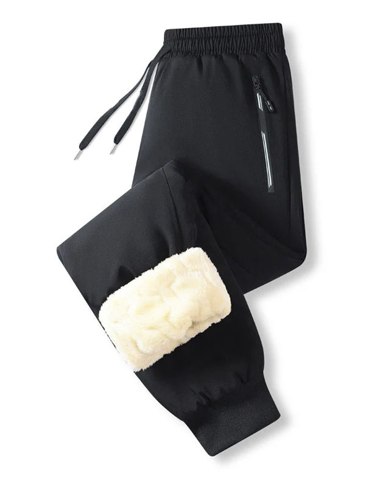 Herre Bukser Varmfôret Vanntette Snøring