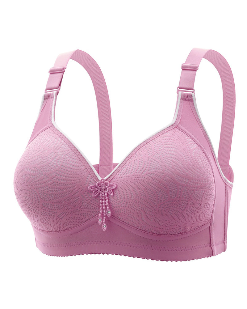 Sexy Blomstrete Bh Uten Bøyle