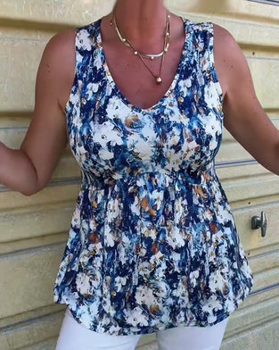 Singlett Sexy Trykt Ermeløs