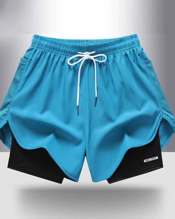 Shorts Pustende Hurtigtørkende Dobbeltlag