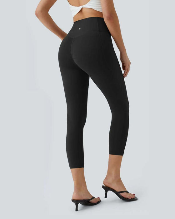 Leggings Høy Midje Sju-Åttendedeler Formende Yoga