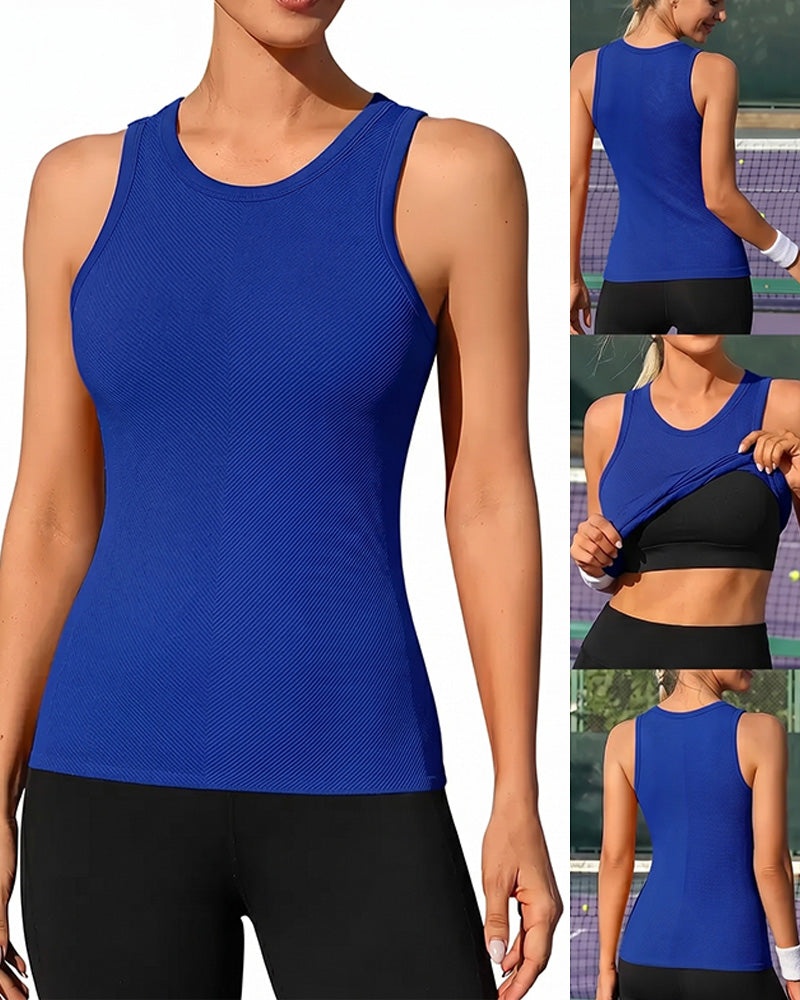 Sportig Tanktopp Med Innebygd Bh