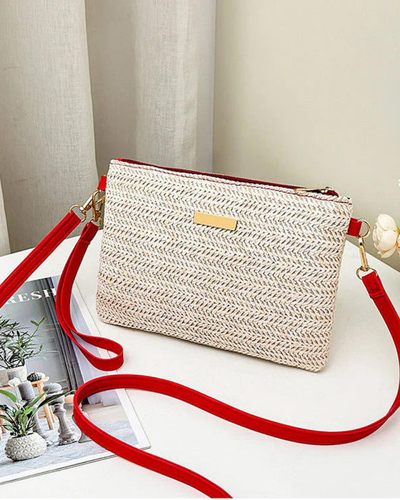 Skulderclutch – Lettvekt, Allsidig, Metalliske Aksenter ✨