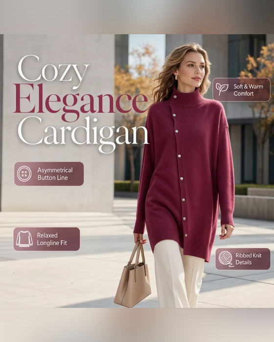 Cardigan Turtleneck Enkelknappet
