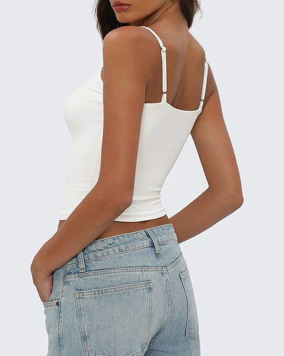 Cami Top Solid Casual