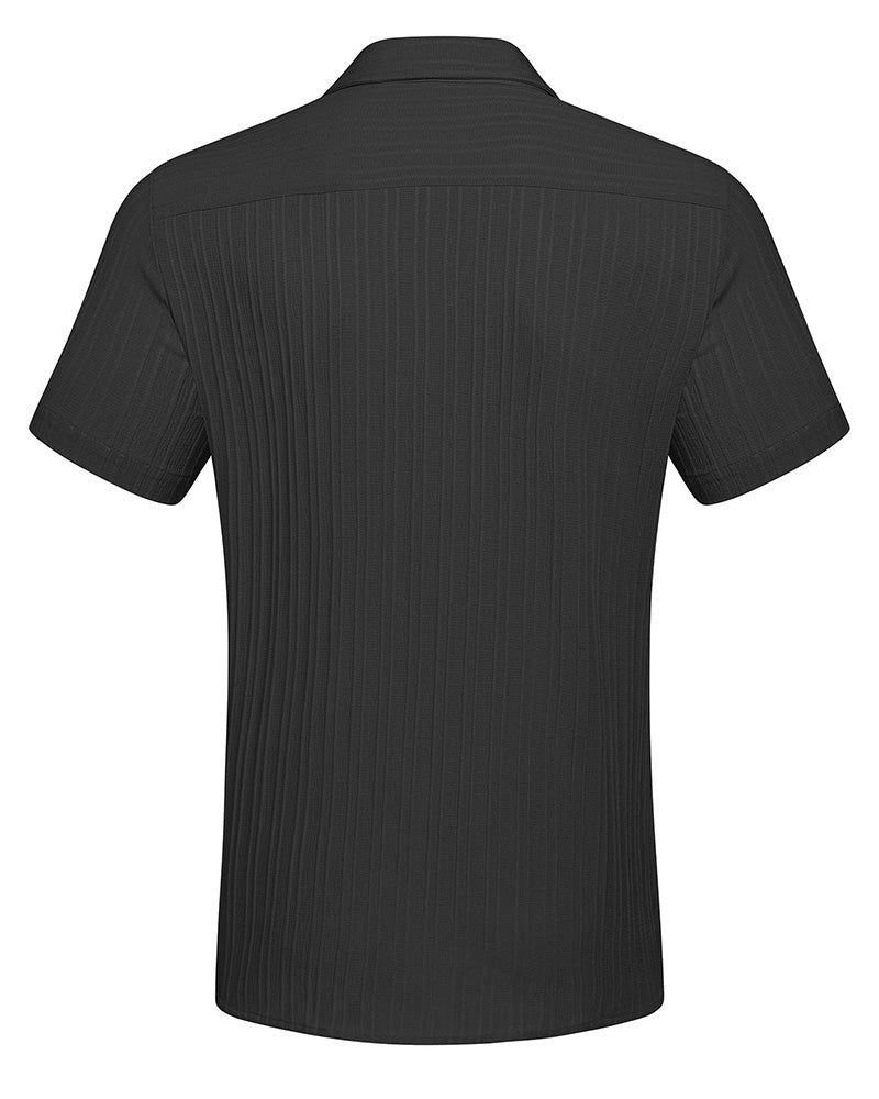 Skjorte Herre Krage Knapping Stripete