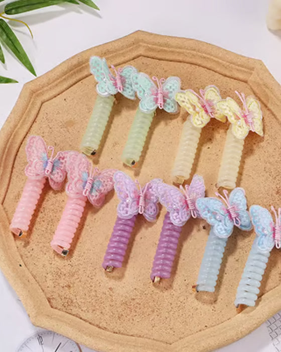 Sommerfugl Hårstrikker Med Telefonledning