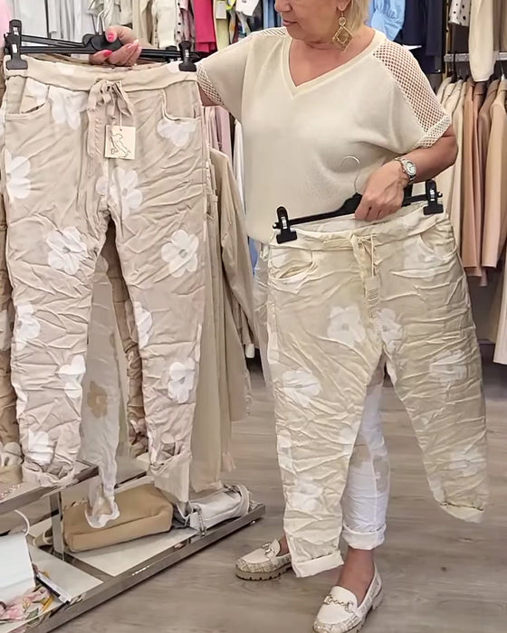 Bukser avslappet trykk snøring