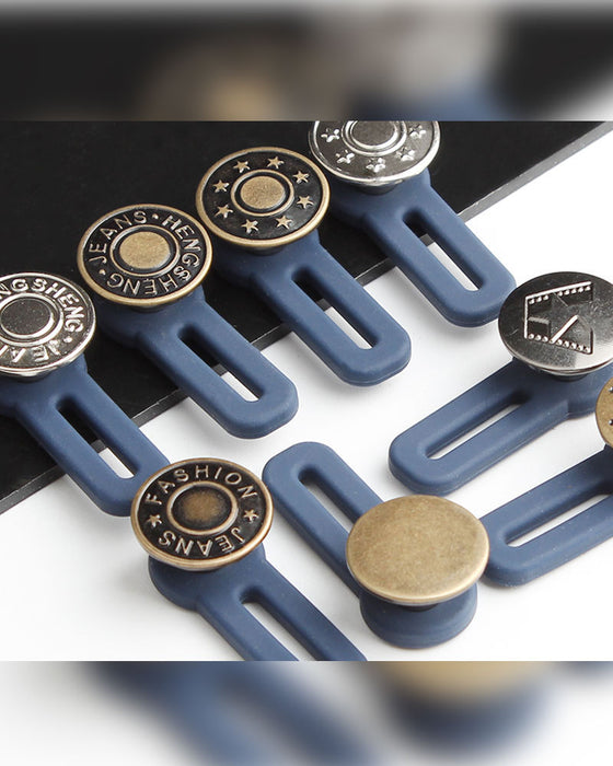 Fjærbelastet Metallknapp For Midjeutvider Til Jeans