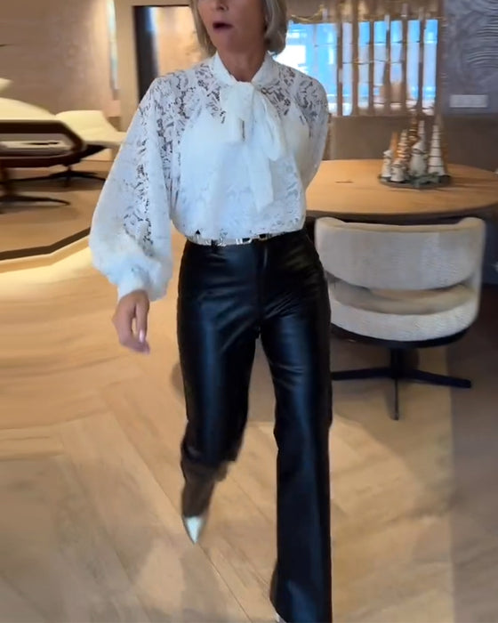 Bluse Bånddesign Knipling