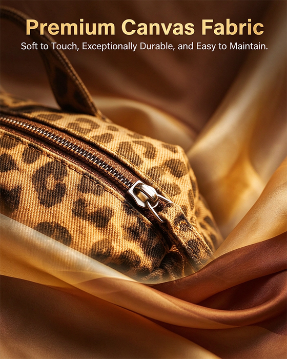 Veske Stor Kapasitet Leopard Trykk Tote