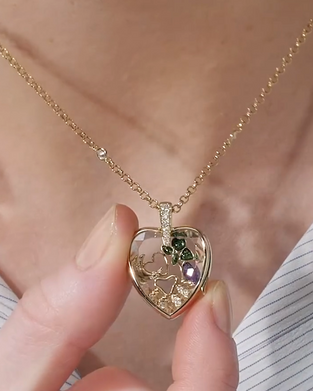 Pendant Og Halskjede Personlig Tilpasset Fotoboks