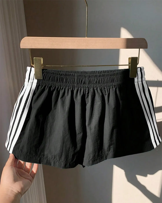 Shorts Stripete Kontrasterende Bane