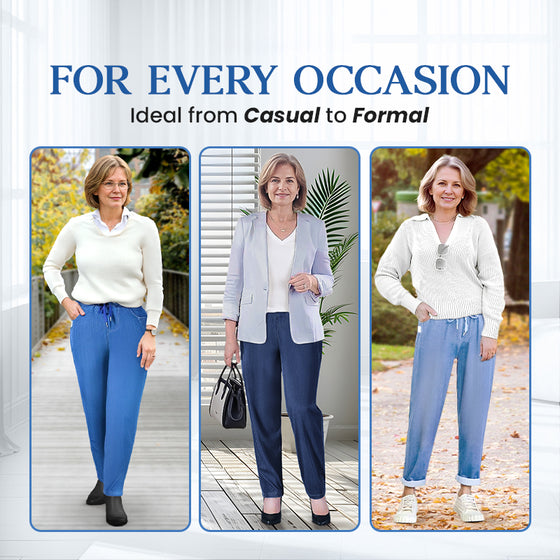 Høy Midje Ultra Strekkbar Mom Jeans