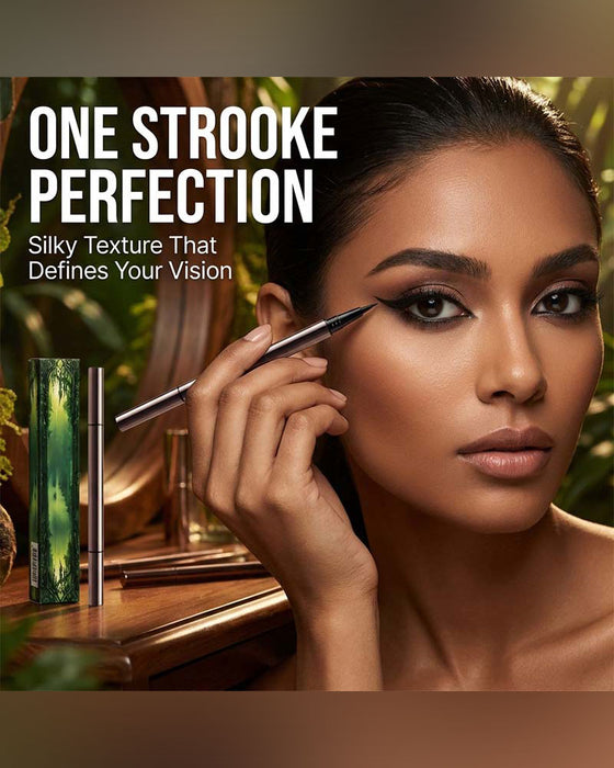 Dobbelspisset Langvarig Flytende Eyeliner