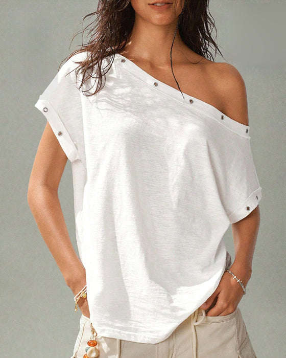 T-Shirt Enskulder Nitt Solid