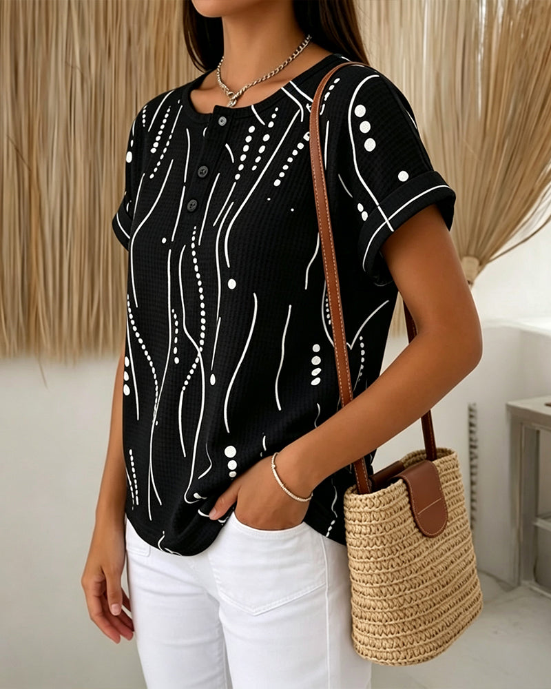 T-Shirt Rund Hals Kortermet