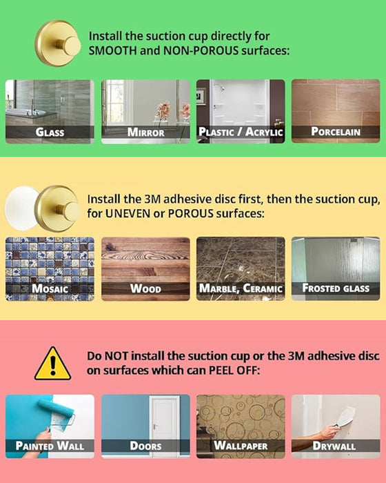 Julesalg 🎄 2025 Oppgraderte Sugekopphengere