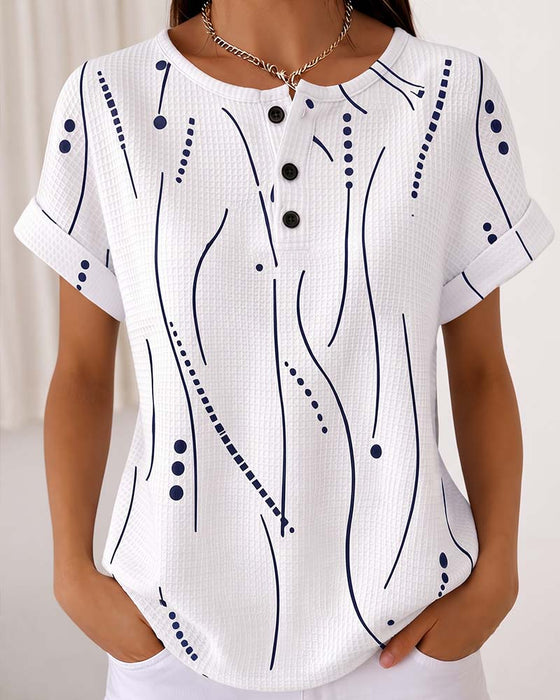 T-Shirt Rund Hals Kortermet