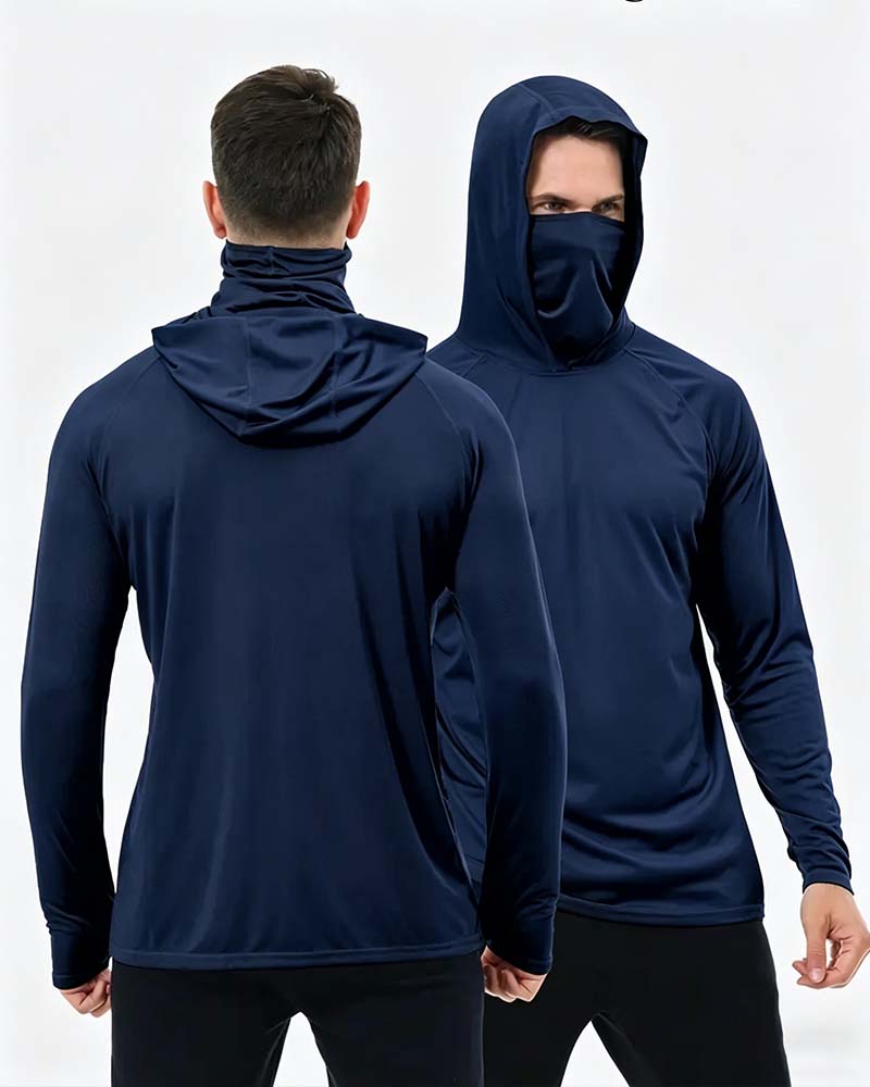 Herrer Hoodies Ventilert Rasktørkende Hoodie Sol