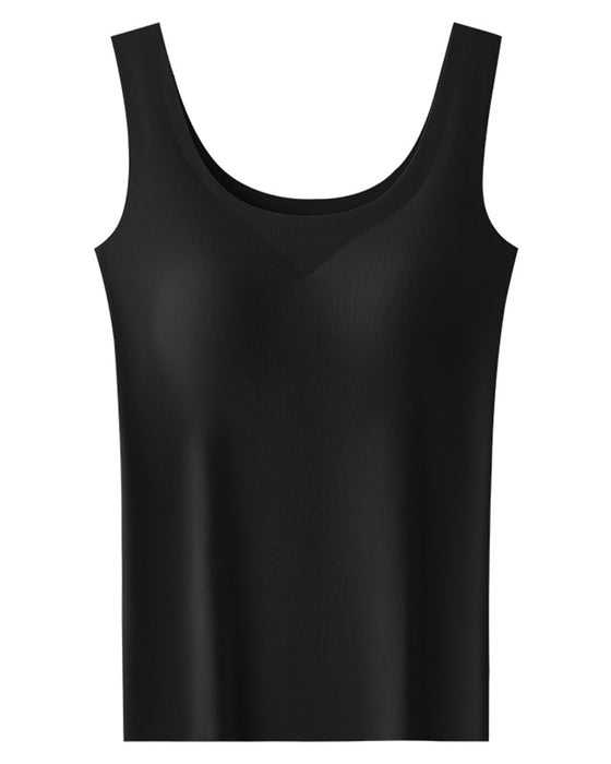 Singlet Topp Usynlig Innebygd Bh