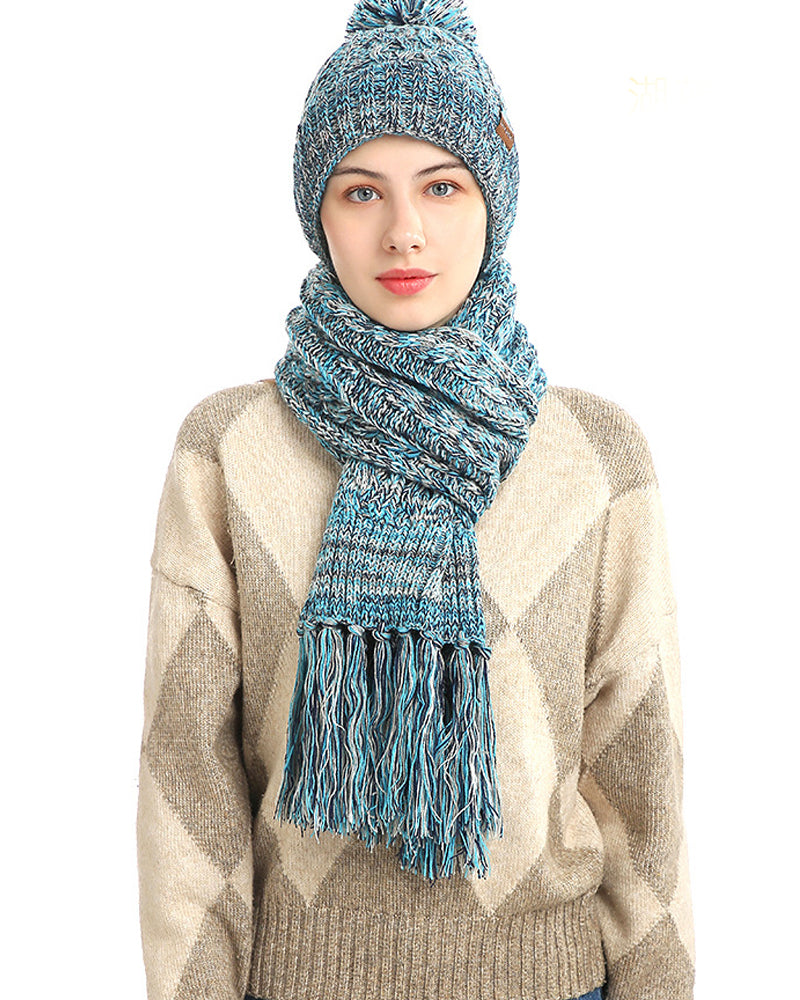 Tresett Hette Strikket Ull