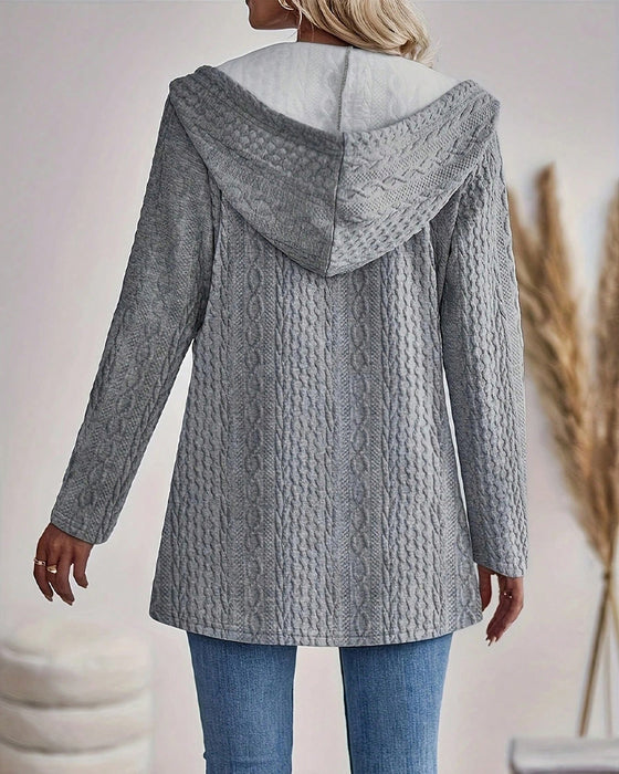 Frakk Twist Glidelås Kardigan