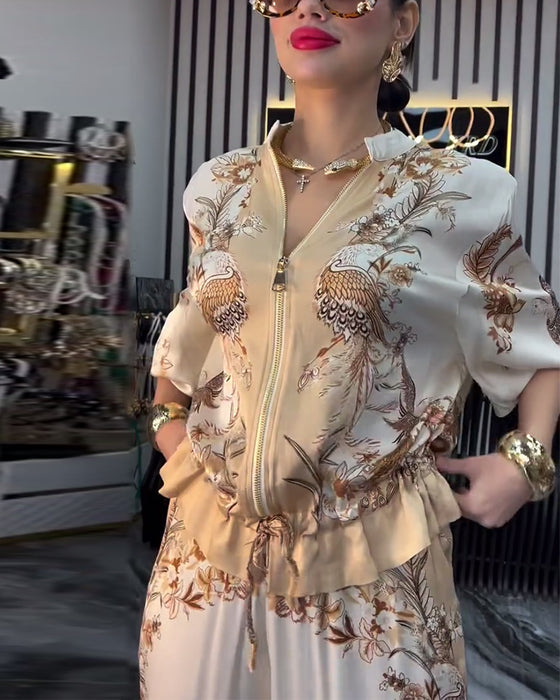 Vid Bukse Dress Temperament Ståkrage Glidelås