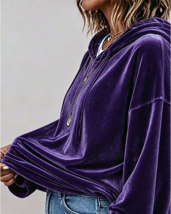 Hoodie Enfarget Langermet