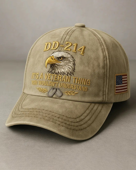Lue DD-214 Veteran 3D-Brodert