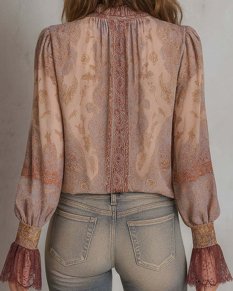 Bluse Mote Vindermet Retro