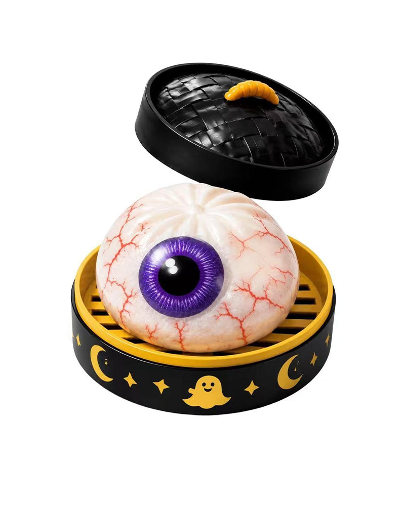 Halloween-Sett Med Søte Skumle Spøkelse-Maruko-Myke Klemmeleker, Miniatyr Bærbar Stressleke, Sensoriske Produkter For Halloween-Ting, Påfyll Til Festgodsposer & Minigaver