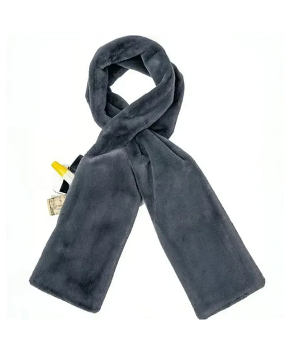 🎁Skjult Lomme Koselig Skjerf Varm Myk Og Sikker Glidelås🧣