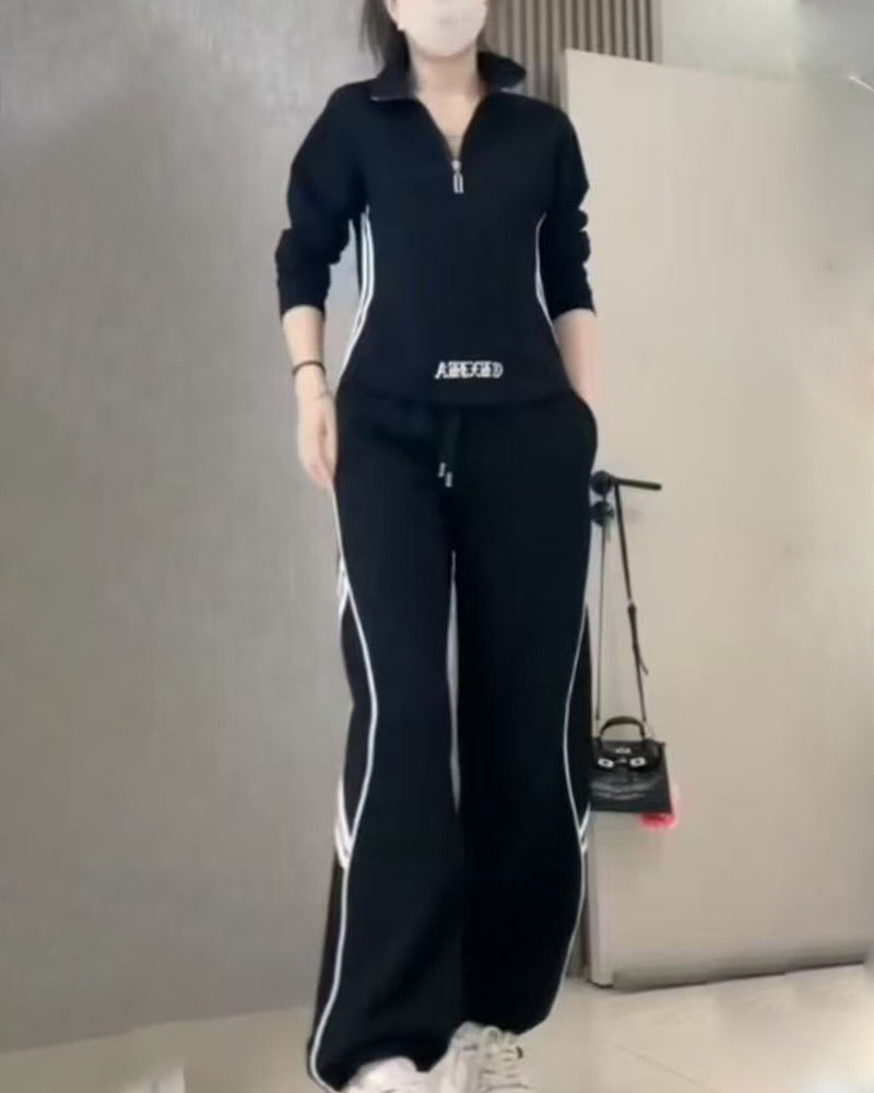 Todelte Sett Uformell Sport Figurfordelaktig