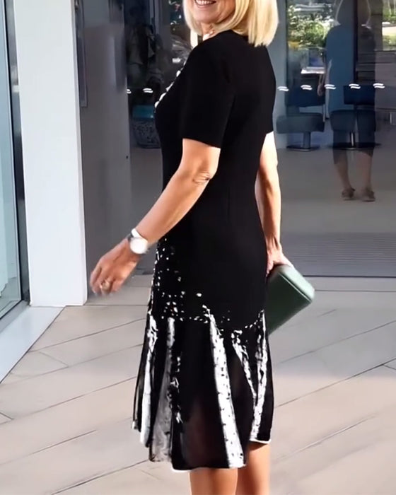 Kjole Temperamentsfull Pendler Trykk