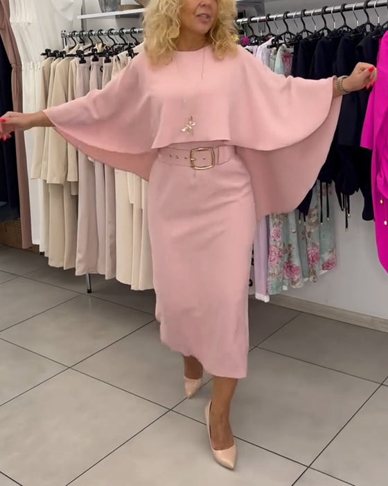 Kjole Fashionable Rund Hals Elegant