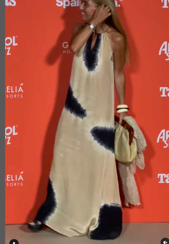 Kjole Ermeløs Gradient Halterneck