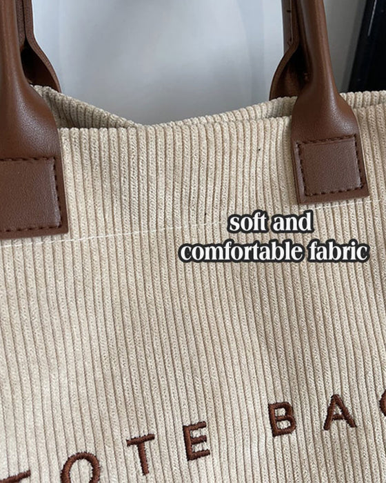 Veske Bokstavtrykk Tote