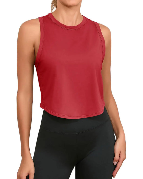 Tank Topp Sportslig Croppet